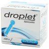Lancety odberové DROPLET - 28G - modré 100ks