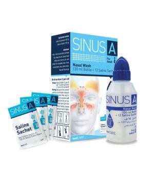 Fľaša na výplach nosa SINUS A120ml + 12 vreciek