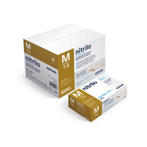 Rukavice nitril nepúdrované Santex M 100ks